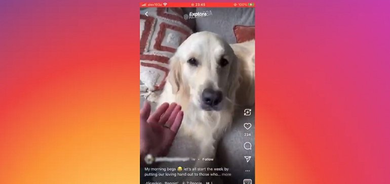 instagrams testing a tiktok like vertical feed presentation for