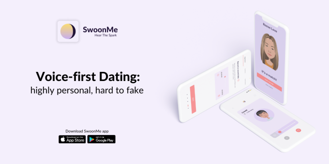 swoonme uses avatars and audio for its less superficial dating app