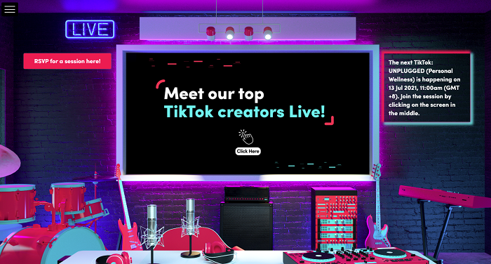 tiktok launches new unplugged info sessions to share insights into how marketers can succeed