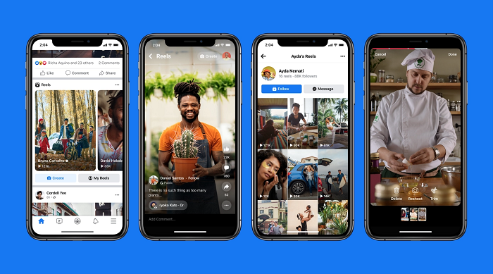 facebook brings reels to its main app as it seeks to capitalize on the short form video trend