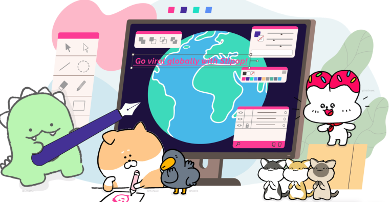 stipop offers developers and creators instant access to a huge global sticker library