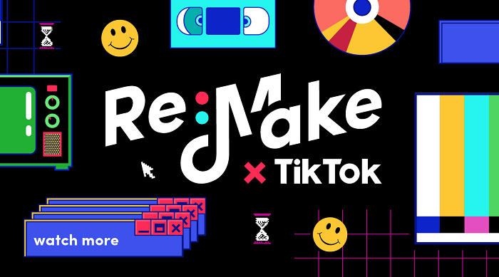 tiktok launches new remake campaign to pay tribute to classic ads