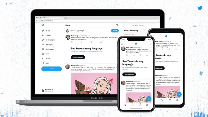 twitter redesigns website and app with new font less clutter and high contrast features