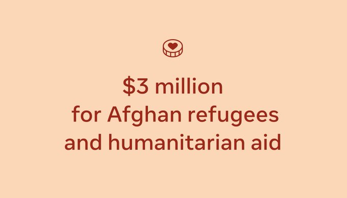 facebook announces 3 million donation for afghan refugees and aid organizations