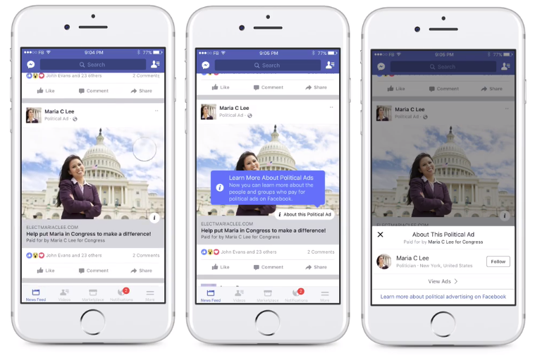 facebook experiments with additional business context elements in ad display
