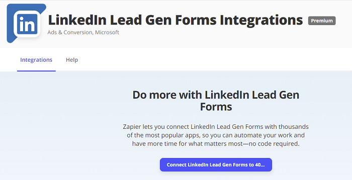 linkedin launches updated lead gen forms integration for zapier providing new automation opportunities