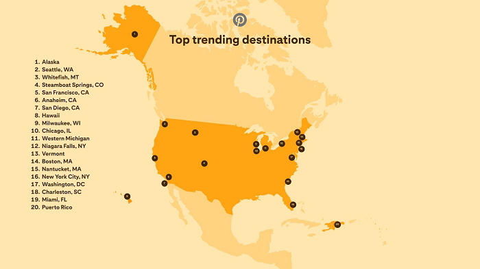 pinterest shares new insights into emerging travel trends as people look beyond the pandemic