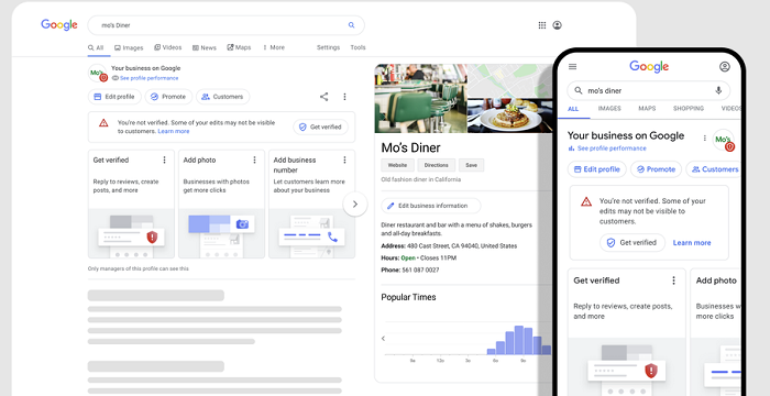 google adds new business display and connection options for the holiday push