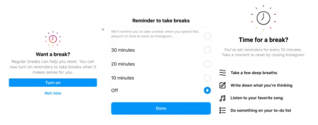 instagram tests new take a break feature to encourage users to limit time in the app