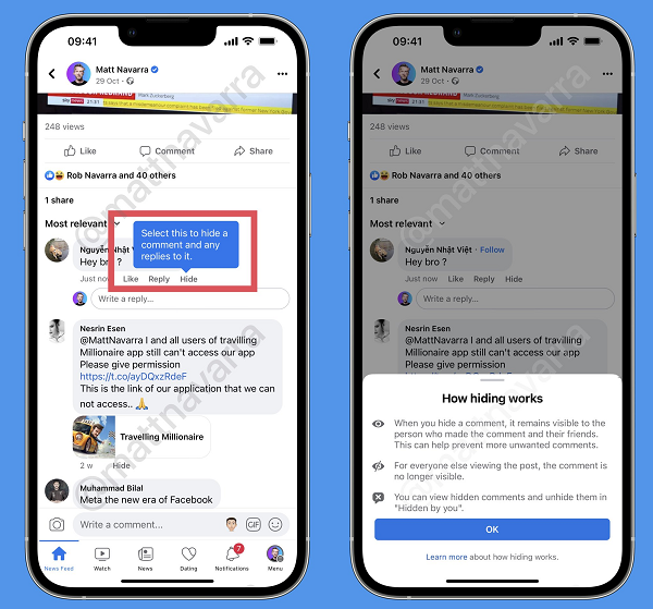 facebook announces new comment moderation and support features including live chat for some account issues