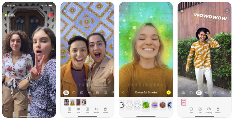 snapchat launches new story studio app to better facilitate video content creation
