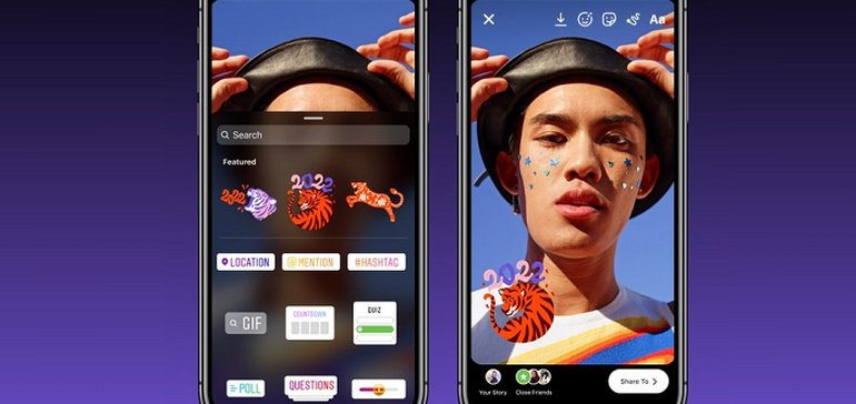 Instagram Adds New Stickers and AR Features to Celebrate Chinese New Year