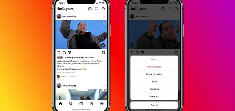 Instagram Expands Video Remix Option to All Videos, Not Just Reels Clips