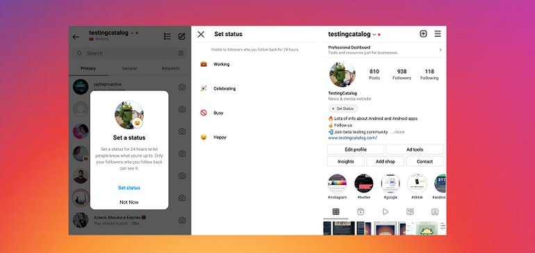Instagram Tests New 'Status' Display to Provide More Context on What Your Connections are Doing