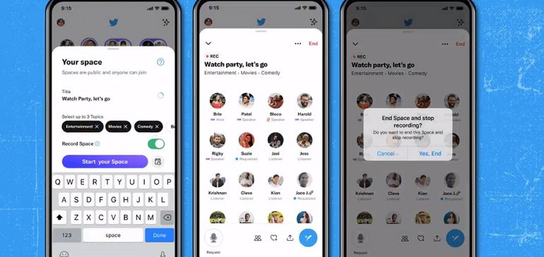 Twitter Rolls Out Spaces Recording for All Users
