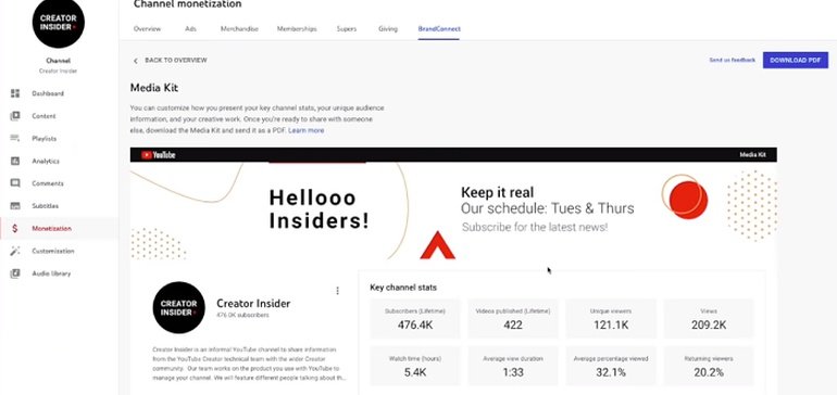 YouTube Previews New Tools to Help Creators Showcase the Value of their Channel for Brand Promotions