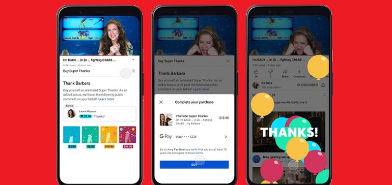YouTube Tests Custom Messages for Super Thanks, New Channel Subscriber Data Options