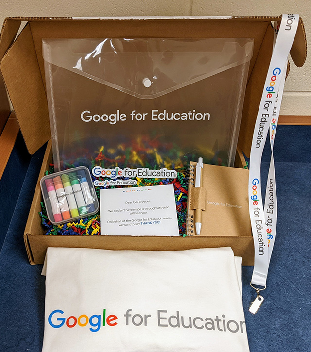 Google For Education Swag With Google Highlighters