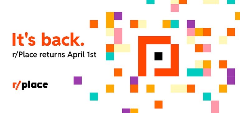 Reddit Brings Back its r/place Communal Digital Art Project in April