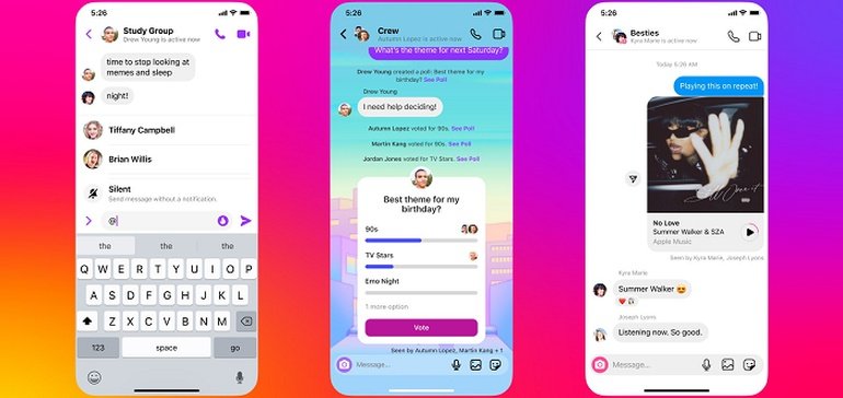 Instagram Adds New Messaging Features, Including Quick Replies, Music Sharing and New Chat Themes