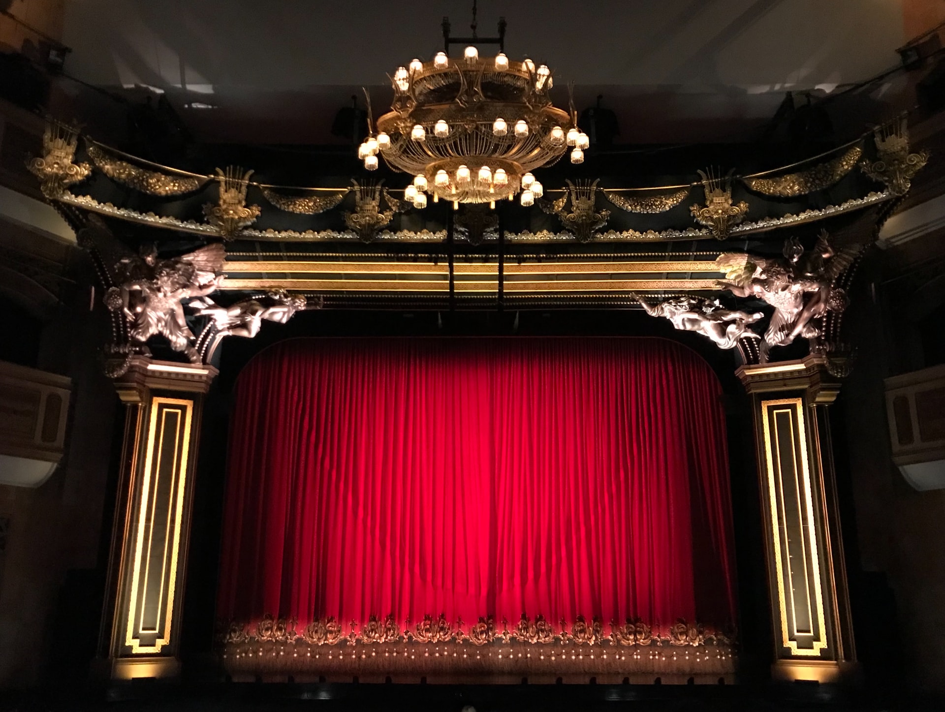 A theatre stage.