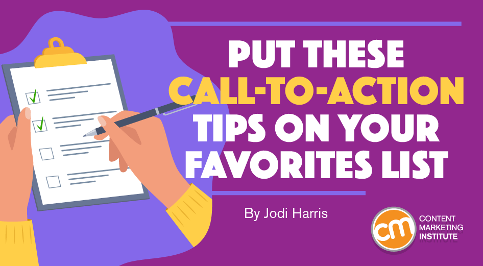 Put These Call-to-Action Tips on Your Favorites List