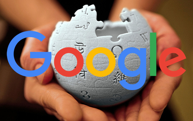 Wikipedia and Google