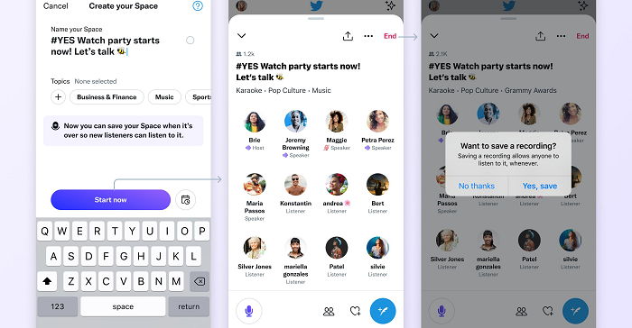 Twitter Adds New Spaces Recording and Management Tools as it Continues to Focus on Audio Options