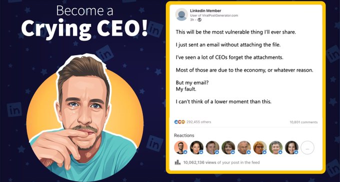 New App Churns Out Customizable Examples of Viral LinkedIn Posts