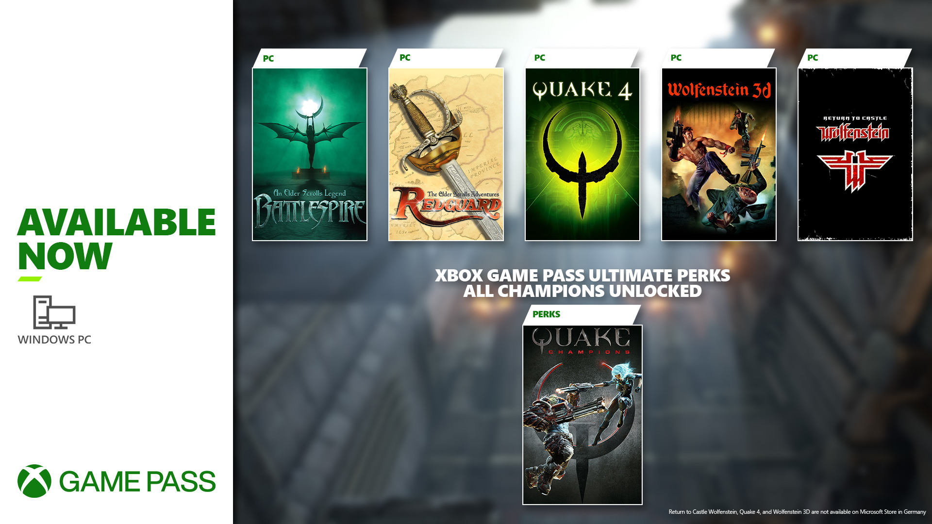 Xbox Game Pass - QuakeCon
