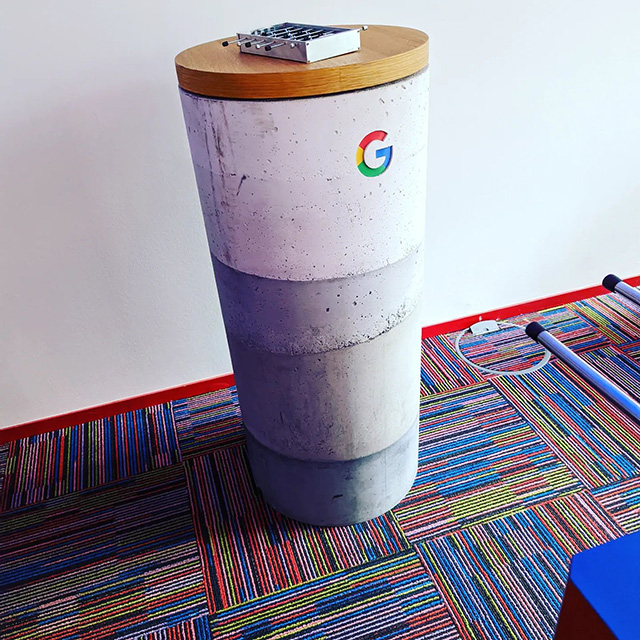 Google Cement Pillar