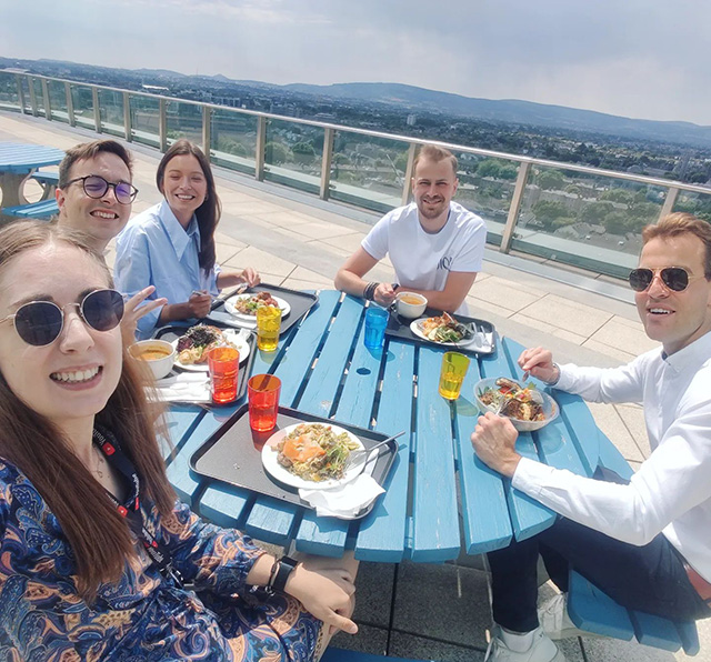 Google Dublin Rooftop Outdoors Lunch