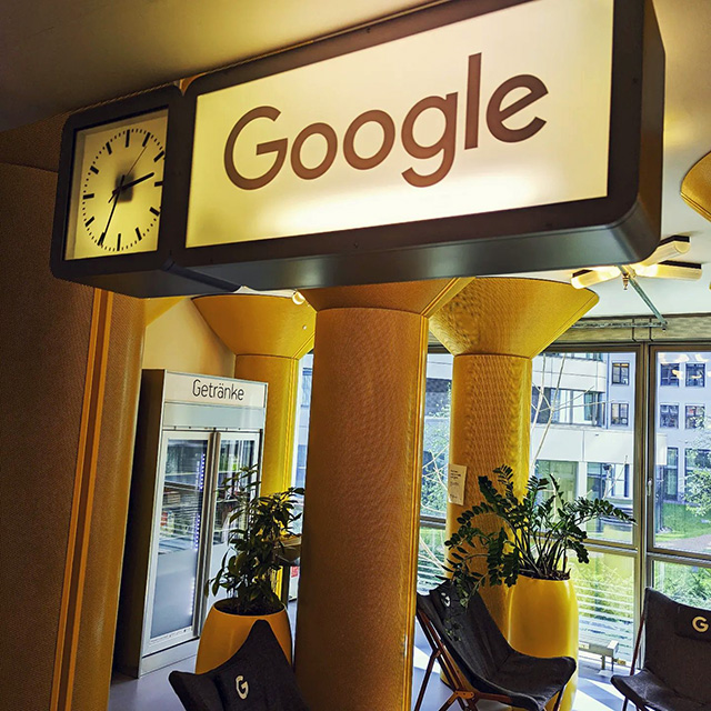 Google Train Station Clock