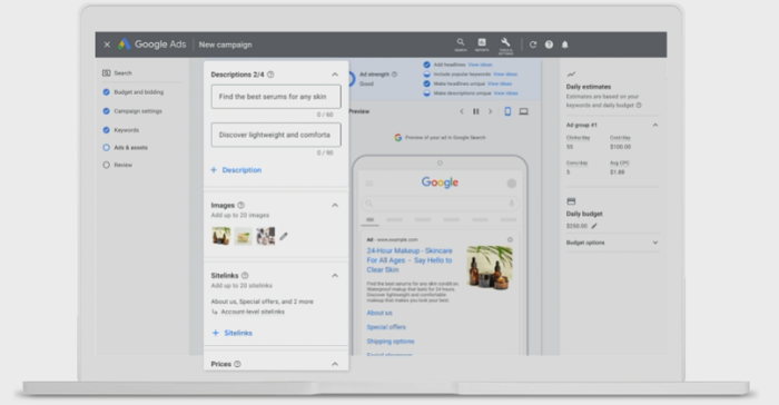 Google Adds More Options to Manage Ad Assets and Extensions