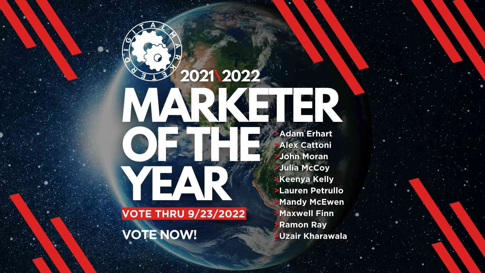 DigitalMarketer Marketer of the Year 2021/2022