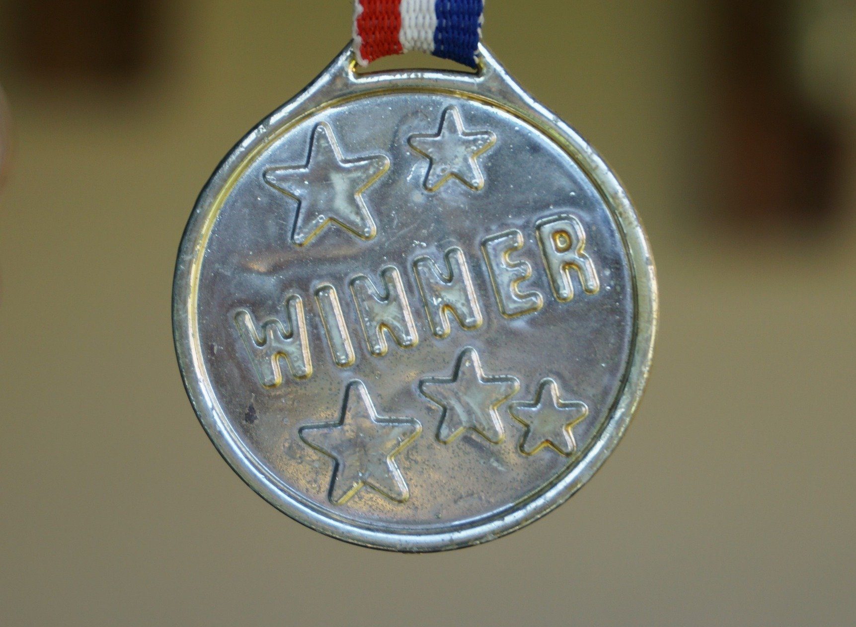 A winner's medal.