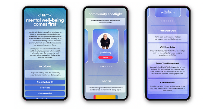 TikTok Launches New Mental Health Support Resources for World Mental Health Day