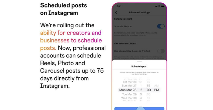 Instagram’s Rolling Out its New In-App Post Scheduling Tools to Professional Accounts