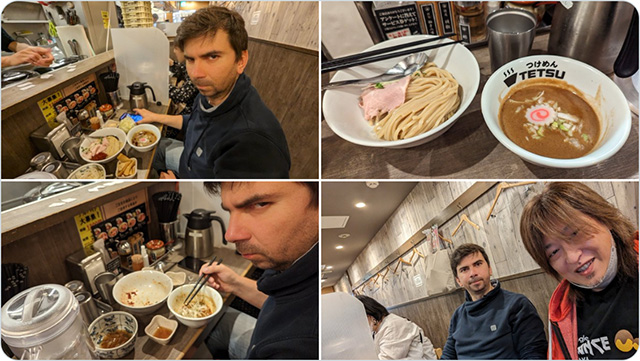 Gary Illyes Eating Japanese Food