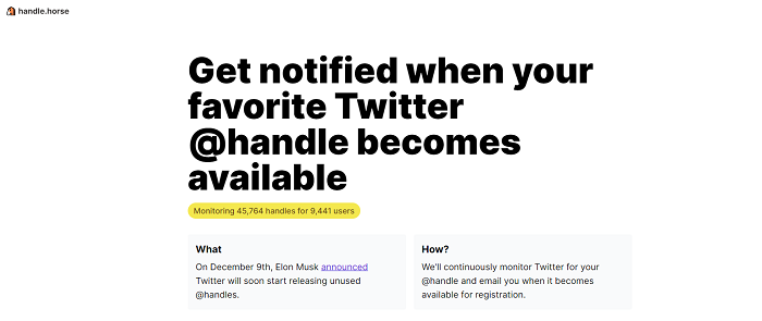 Ny app spårar statusen för Twitter-handtag så att du kan fånga upp profilnamnet du alltid har velat ha
