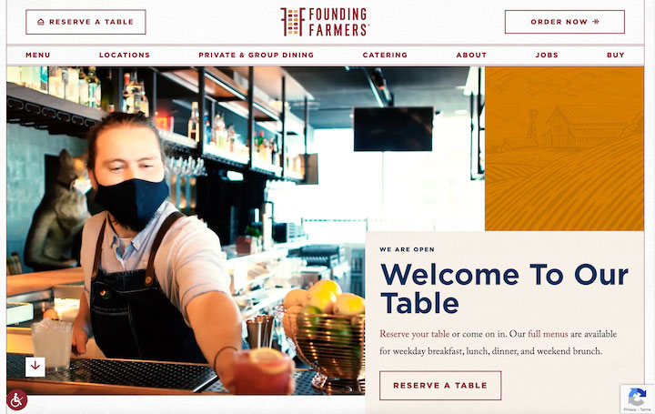 13 briljanta design för restaurangwebbplatser att kopiera 2023