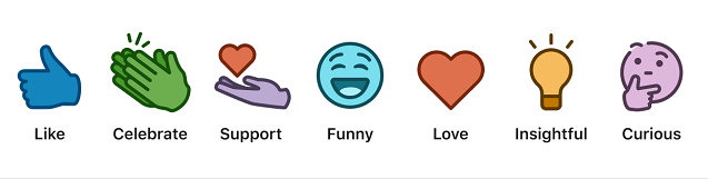 LinkedIn Reactions