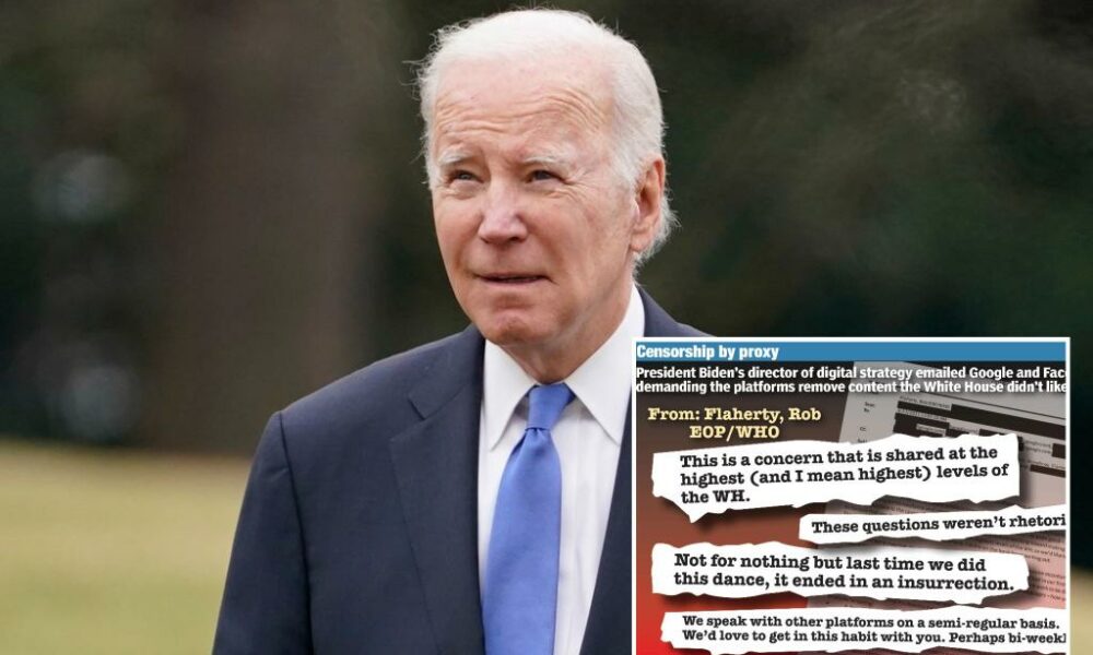 Our lawsuit uncovers more shocking evidence Team Biden used Big Tech to censor