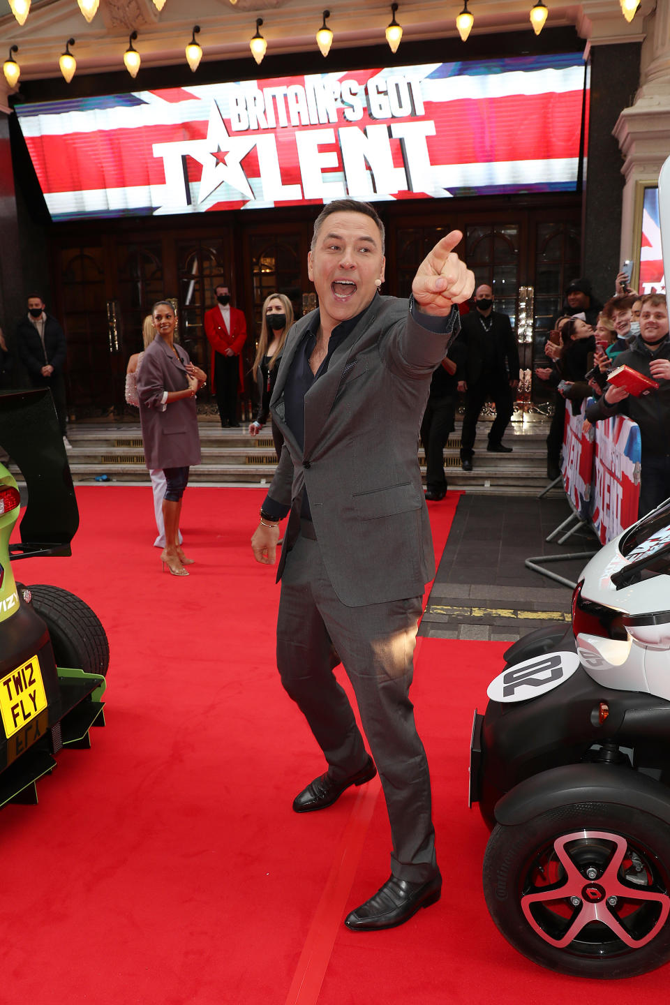 LONDON, ENGLAND - JANUARY 20: David Walliams arrives at the Britain's Got Talent Auditions at London Palladium on January 20, 2022 in London, England. (Photo by Neil Mockford/Getty Images)