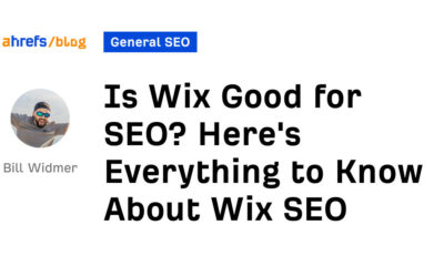 Is Wix Good for SEO? Here's Everything to Know About Wix SEO