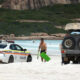 Obehagligt polisolycka på den populära Aussie-stranden: 'Inte en bra idé'