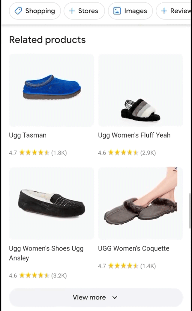 Google Related Products