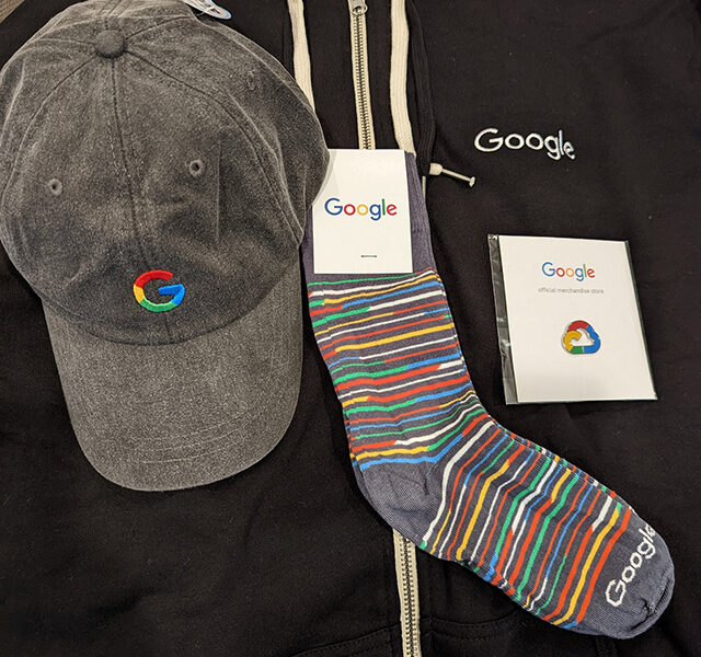 Google Striped Socks