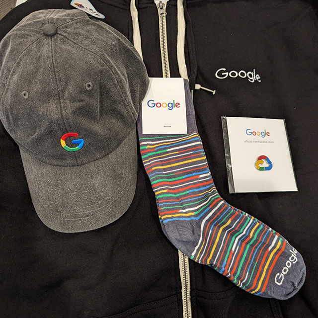 Google Striped Socks