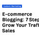 7 Steps to Grow Your Traffic & Sales